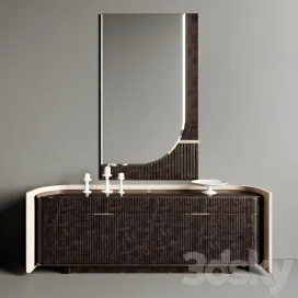 Chest mirror turri eclipse